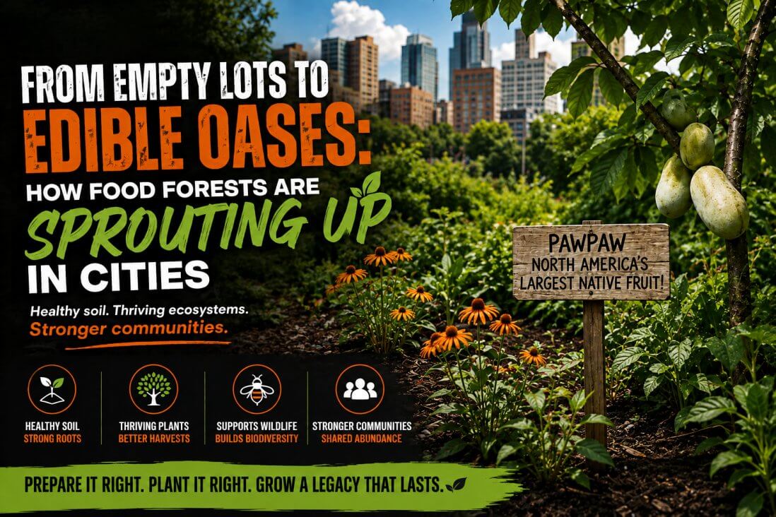From Empty Lots to Edible Oases: How Food Forests Are Sprouting Up in Cities From Empty Lots to Edible Oases: How Food Forests Are Sprouting Up in Cities