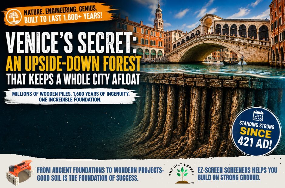 Venice’s Secret: An Upside-Down Forest That Keeps a Whole City Afloat Venice’s Secret: An Upside-Down Forest That Keeps a Whole City Afloat
